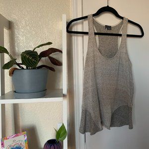 SPARKLE+FADE 🌾knit boho flowcrop racerback tank